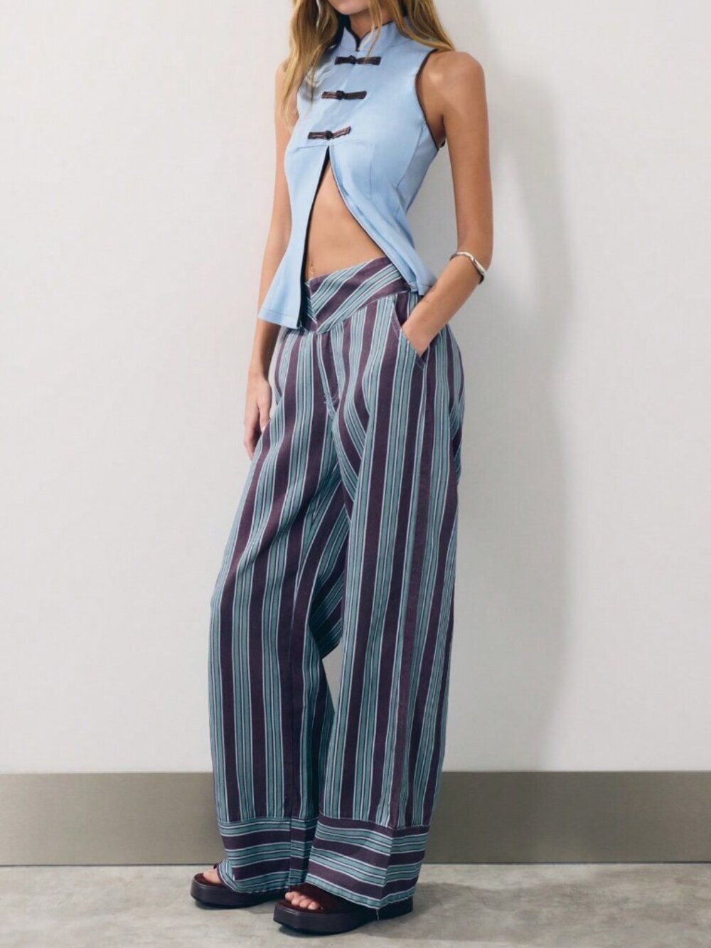 Casual Women's multicolor Wide-Leg Pants